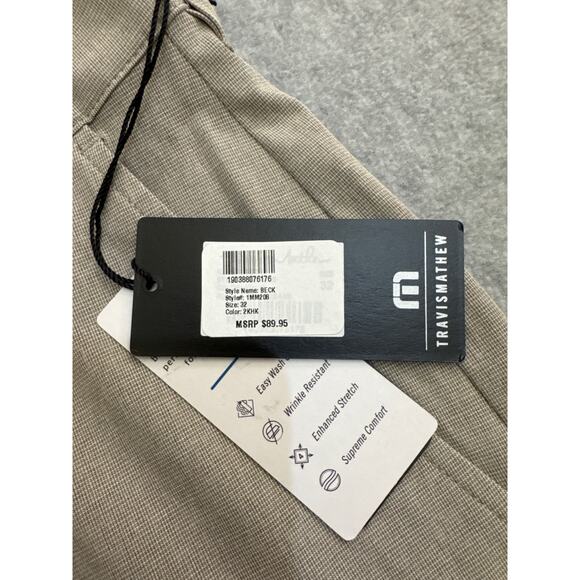 TravisMathew “Beck” Shorts – Khaki (Size 32, NWT) - Picture 4 of 7
